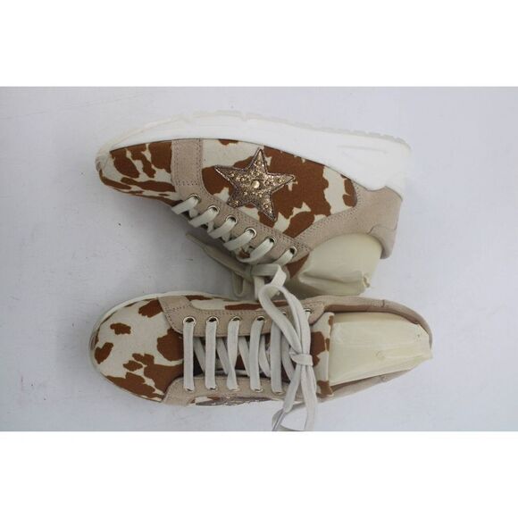 Myra Luster SneakersCow Print  Size 7  NWOT - Picture 2 of 11
